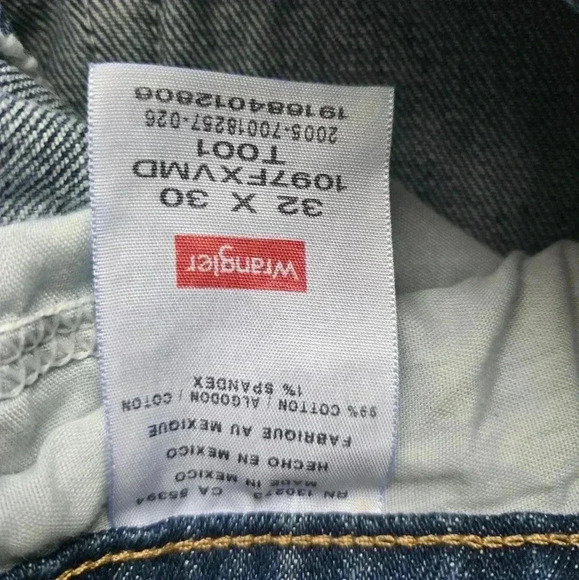 Wrangler Blue Men's Jeans, Size 32x30 - Picture 4 of 6